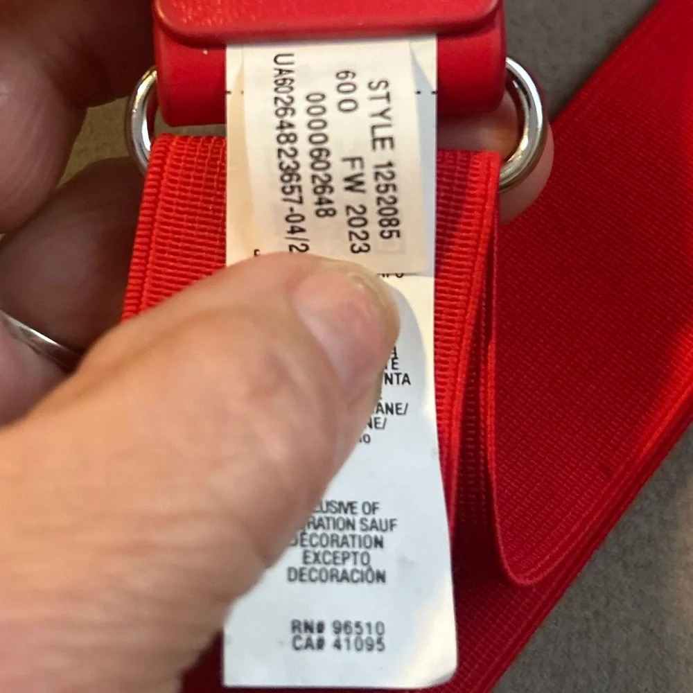 Under Armour Baseball belt red B2